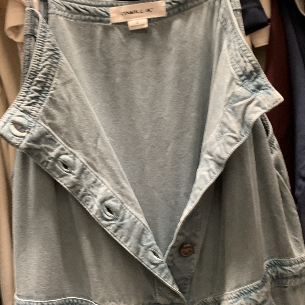 O’neil Super Soft Jean Jumpsuit With Button Front… - image 4